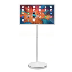 Best Selling Full HD Smart Mobile TV 32 Inch White Large Screen Android Rolling Tablet 8GB RAM 128GB ROM Touch Display WiFi