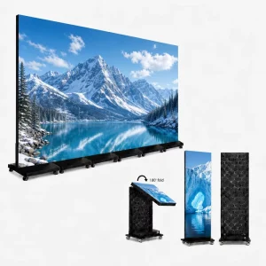 Best Selling LED Poster Display P1.5 P1.8 P2 Indoor Ultra Thin Portable Digital Led Video Poster Advertising Foldable LED Screen