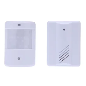 Best Selling Smart Business Door Motion Sensor Bell Wireless Plug in Receiver PIR Detector ABS Home Security System
