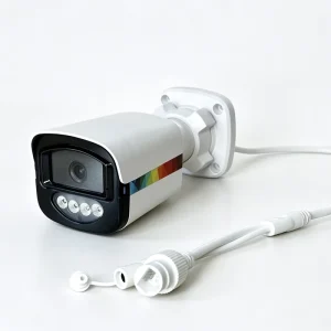 Best Selling Smart Dual Light or Warm Light POE AI 8MP 4K IP Bullet CCTV Camera