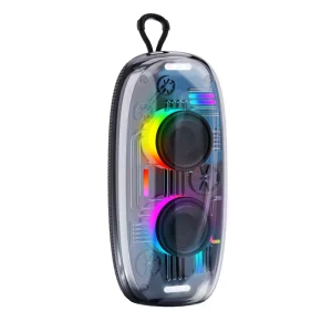 Best-Selling Waterproof Mini Smart Speaker Outdoor Portable for BT Speaker with RGB Ambient Light