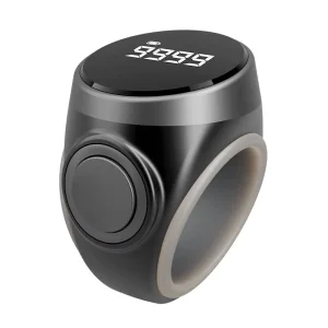 Best-selling Cross-border Finger Counter Precision-engineered Buttons Large OLED Display Smart Ring Functionality