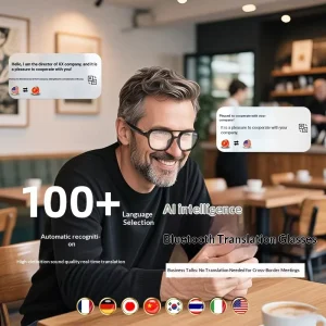 Best selling TR90 Smart Glasses for Calls Music AI Translation Suitable for Meetings Office Work Commuting Available Sunglasses