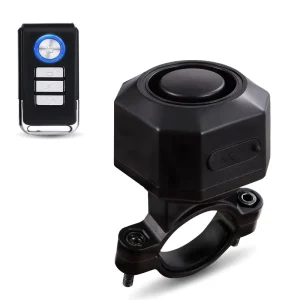 Bicycle Anti theft 110dB Wireless Vibration Sensor Bike Alarm Remote Vehicle Security Rechargeable Alarm for Trailer Motorcycle