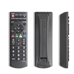 Big Button Fixed Code AAA Battery Voice Control Remote Control for LED Smart TV