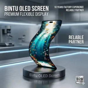 Bintu OEM ODM 1 7 Inch Flexible Embedded Industrial AMOLED Display Panel LTPS OLED Screen EDP Interface Custom Solution Module