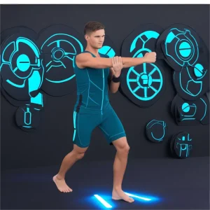 Bio Electric Workout Suit with Wireless EMS Smart Fitness Products 20 Electrode Pads for Unisex Exercise Lovers