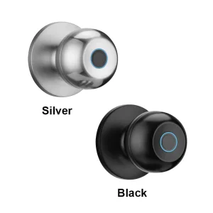 Biometric Fingerprint Smart Door Knob Lock Tuya TTlock Keyless Entry Stainless Steel 304 Wooden Door Lock for Home Apartment