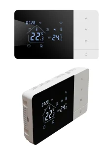 Black Backlight Zigbee Boiler Thermostat BOT W506 Tuya Smart Life Remote Control Battery USB Powered Heating Cooling Mode