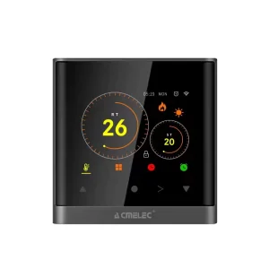 Black Tuya Smart Floor Heating Wifi Thermostat for Water Room Temperature Remote Controller for Google HomeAleaxDuerOS