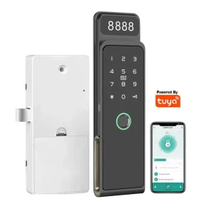 Ble Cabinet Lock with Tuya APP Smart Fingerprint Password Rfid Locker Lock with Keypad