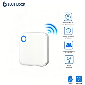 Bluelock G2 G3 G3P G4 G5 G6 WiFi Gateway 2.4G 5G Bridge for Smart Door Lock Remote Control Hub Via TTLock App for Hotel Airbnb