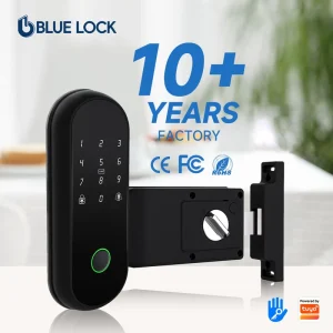 Bluelock Hot Selling New Arrival Commercial Waterproof Inteligente Digital Lock Fingerprint Password Card Lock for Office Home