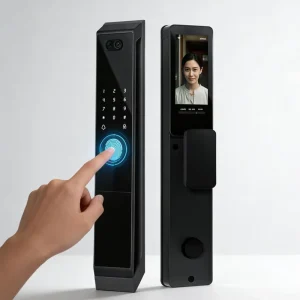 Bluelock Multi way Unlocking Smart Door Lock Aluminum Alloy Face Recognition Lock with Camera