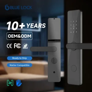 Bluelock TTlock TThotel Control Smart Hotel Door Lock With Management System Fingerprint RFID Card Key Unlock Keyless Locks
