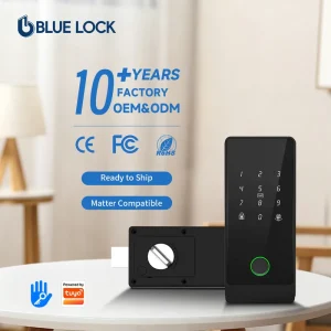 Bluelock TTlock Tuya Wi Fi Remote Access Control IP65 Waterproof Smart Locks Fingerprint Password Card Unlock Digital Door Lock