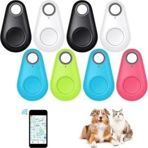 Bluetooth Anti Lost GPS Tracker Device Key Wallet Kids Pets Finder Locator Pet Smart Tag Mini GPS Tracker for Dogs Cats