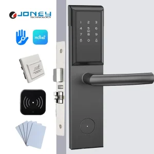 Bluetooth Apartment Hotel Door Lock System with bluetooth RFID Smart Card Passwords Code Keys Mobile Apps PC Software