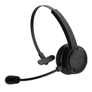 Bluetooth Headset with Microphone AI Noise Canceling & Mute Button for Call Center Trucker Office Home Online Class Remote Work