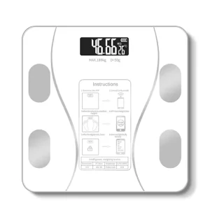 Bluetooth Smart Body Fat Scale Digital LCD Display High Accuracy Body Composition Analyzer Home Bathroom Weight Scale