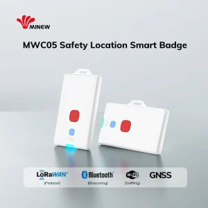 Bluetooth Wi Fi GNSS Positioning Lora IoT Device Lorawan Smart Card Tracker Remote Relay Sos Panic Button Smart Badge
