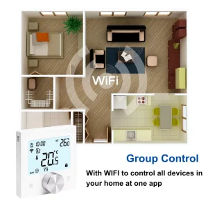 Boiler Thermostat Smart Wifi Thermostat for Gas Boiler Hot Water Heating System Digital Programmable Thermostat Display