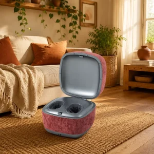 Boncare F1 Shiatsu Heating Kneading Wireless Footstool Ottoman Stool Vibration Air Compression Smart Health Foot Massager