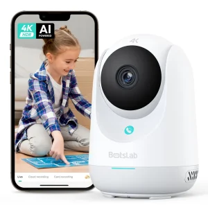 Botslab Indoor Cam 3C Pro C224 4K 8MP CMOS IP Camera with WiFi Cloud & Memory Card Support