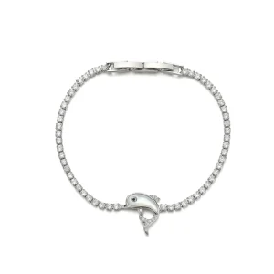 Bracelet Promotional Luxury Dolphin Women’S Accessories Fashionable Smart Products Vein Buckle Engagement Couple Bracelet