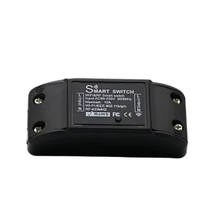 Breaker RF433 Control Smart Switch Wi Fi 10 30m Range IP16 1 Way 100 245V 10A ABS Material Wireless Remote Smart Home System