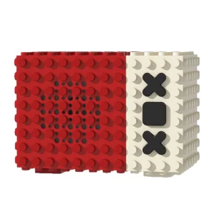 Building Blocks Smart Speaker RGB LED for 5.2 Compatible Bricks Toys Mini Portable High Volume Audio Kids Gift Speaker