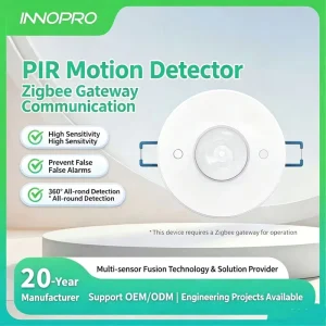 Building Security ZigBee Ceiling Mounted Infrared Motion Sensor Anti Intrusion PIR Detector for Smart Home Alarm System