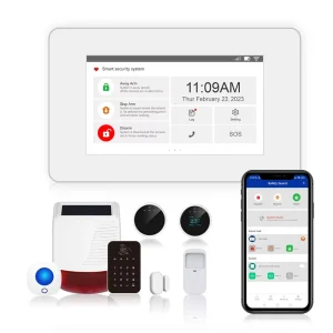Burglary Home Alarm System with GPRS/GSM 99 Wireless Zones Remote Control APP CMS Center Monitoring Software