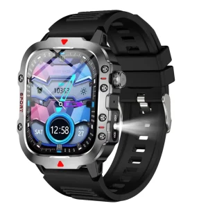 C41 Pro Men’s Smartwatch GPS Navigation Stainless Steel IP68 Waterproof 44-49mm Screen Sports Monitoring Activity Music Tracker