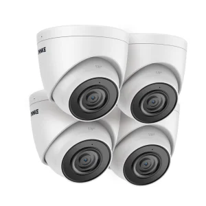 C500 3K 5MP 4 Piece PoE IP Security Camera System EXIR 2.0 Smart Detection Full Color + CMOS SD Card Slot IP67 Waterproof
