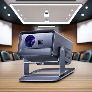 C8pro LED Projector 1080P 4K Support LCD Android 9 Auto Focus Built In Smart 3D Short Throw Portable Home Theater Business Phone