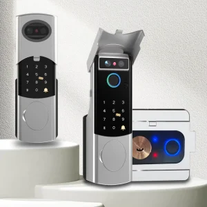 CAMAKT OL05 Waterproof Smart Electronic Door Lock 5 Unlock Modes TTlock Tuya WiFi Security Front Door Smart Lock