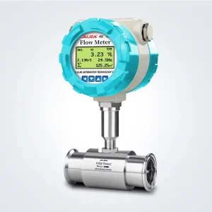 CE Certificate Liquid Turbine Flow Meter Sanitary Thread Flange Digital Smart Water Flow Meter for Milk Edible Oil