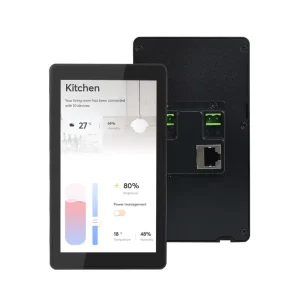 CE Certificated OEM/ODM Metal 5.5″ RK3576 Android 14 POE HMI Touch Control Panel for Smart Home Automation Use