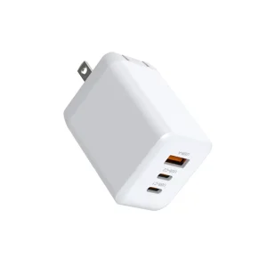 CE Certified 65W Charger PD65W Fast Charger 2 Type C+USB A Ports Smart Charger US Plug for IPhone17 IPhone16
