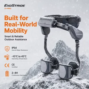 CE Certified AI Powered Exoskeleton Robot Walking Assist Device with Smart APP Control Carbon Fiber Frame Outdoor Mobility