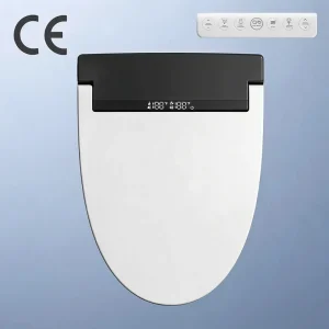 CE Certified Electronic Heated Slow closing Cover V Shape Smart Toilet Seat with Remote Control Self cleaning Eco Mode