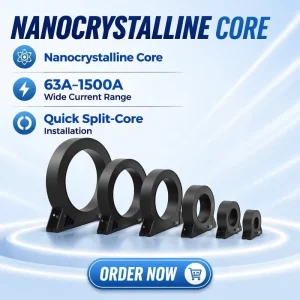 CE Certified Nanocrystalline Core 0.66kV Residual Current Transformer Zero Sequence Current Sensor for Fire Monitoring