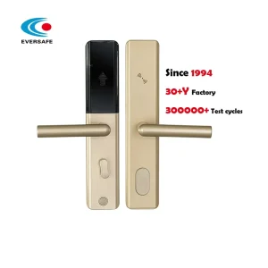 CE + Dual Certified Manufacturer ABS Contactless Hotel Lock System | Low Voltage Alarm + Single Latch | Designed for B&B