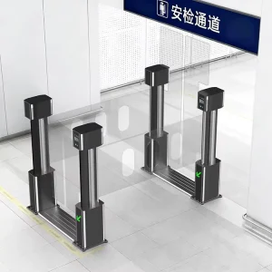 CE Exquisite Interlock Speed Gate Full Height QR RFID IC Face Access IP54 Airport for Lab Subway Gym Bar Office High Security