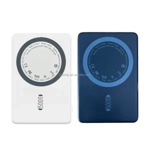 Mini Pocket-Size CE RoHS High-Safety Overcharge-Protected Travel Emergency Charger PD20W 5000mAh Wireless Charger Power Bank