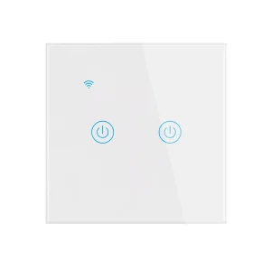 CNSKOU Smart Life WiFi Smart Switch Google Home Compatible Works with Alexa Voice Control Touch Panel 10A