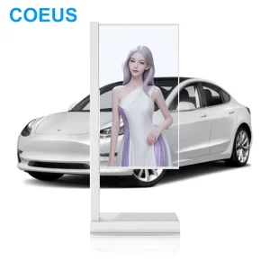 COEUS 55 Inch AI Enhanced Ultra Thin OLED Display *1080 Interactive Digital Signage Retail LED Display Touch Screen