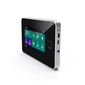 CPVAN Smart Home GSM Alarm System Tuya Wireless Anti Burglar Fingerprint LCD Screen Battery Powered 433MHz SIM Card Supported