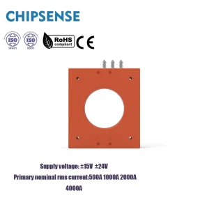 CR8A M00 Closed Loop Current Transducer 4000A Nominal 6000A Peak 23kV Impulse Withstand for Communication Power Supply